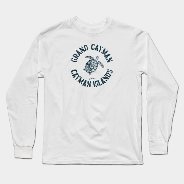 Grand Cayman, Cayman Islands, Sea Turtle Long Sleeve T-Shirt by jcombs